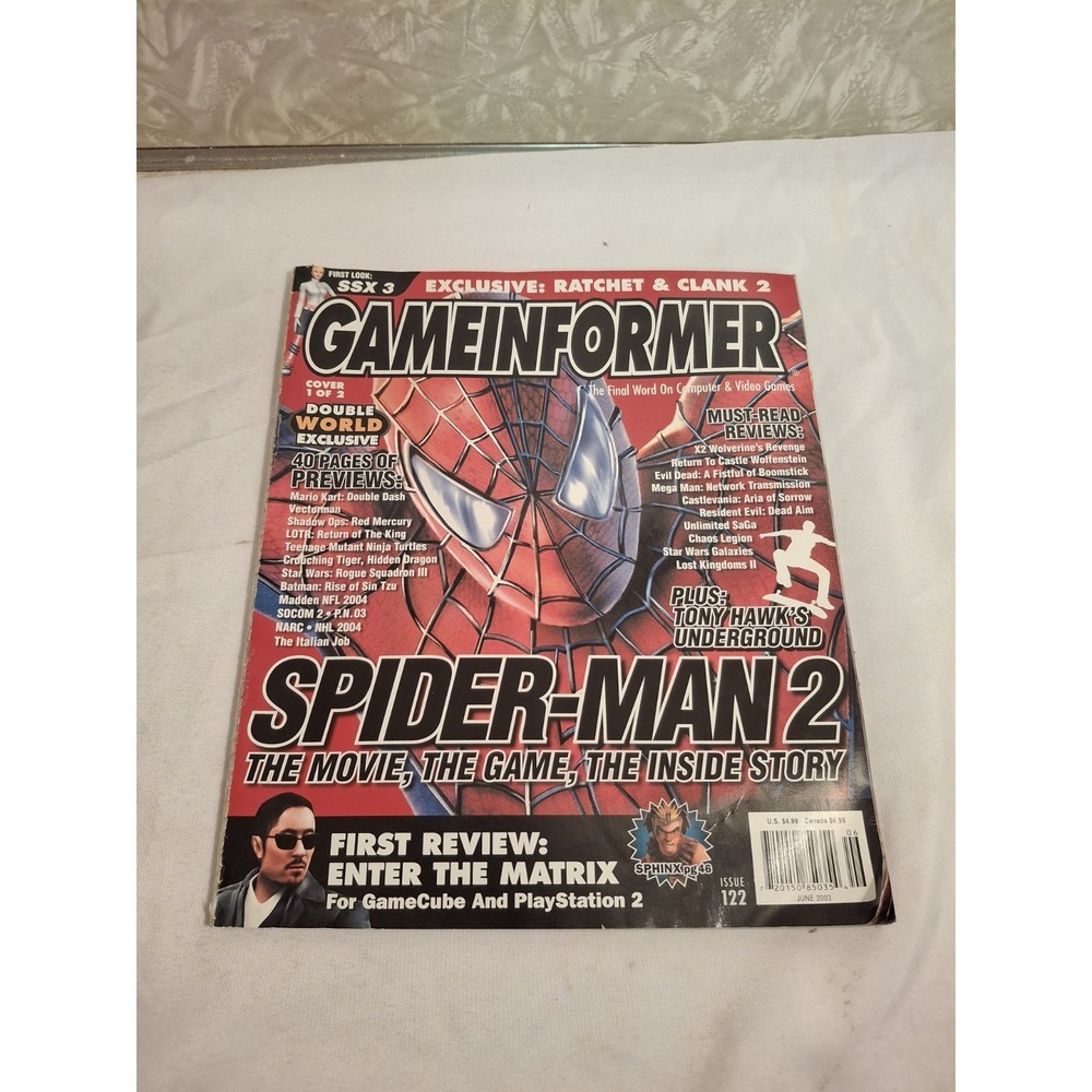 Game Informer Magazine Issue 122 Spider Man 2 Clock Tower 3 2003 Fatal Frame 2